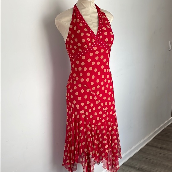 Polka Dot SILK dress - Picture 1 of 8
